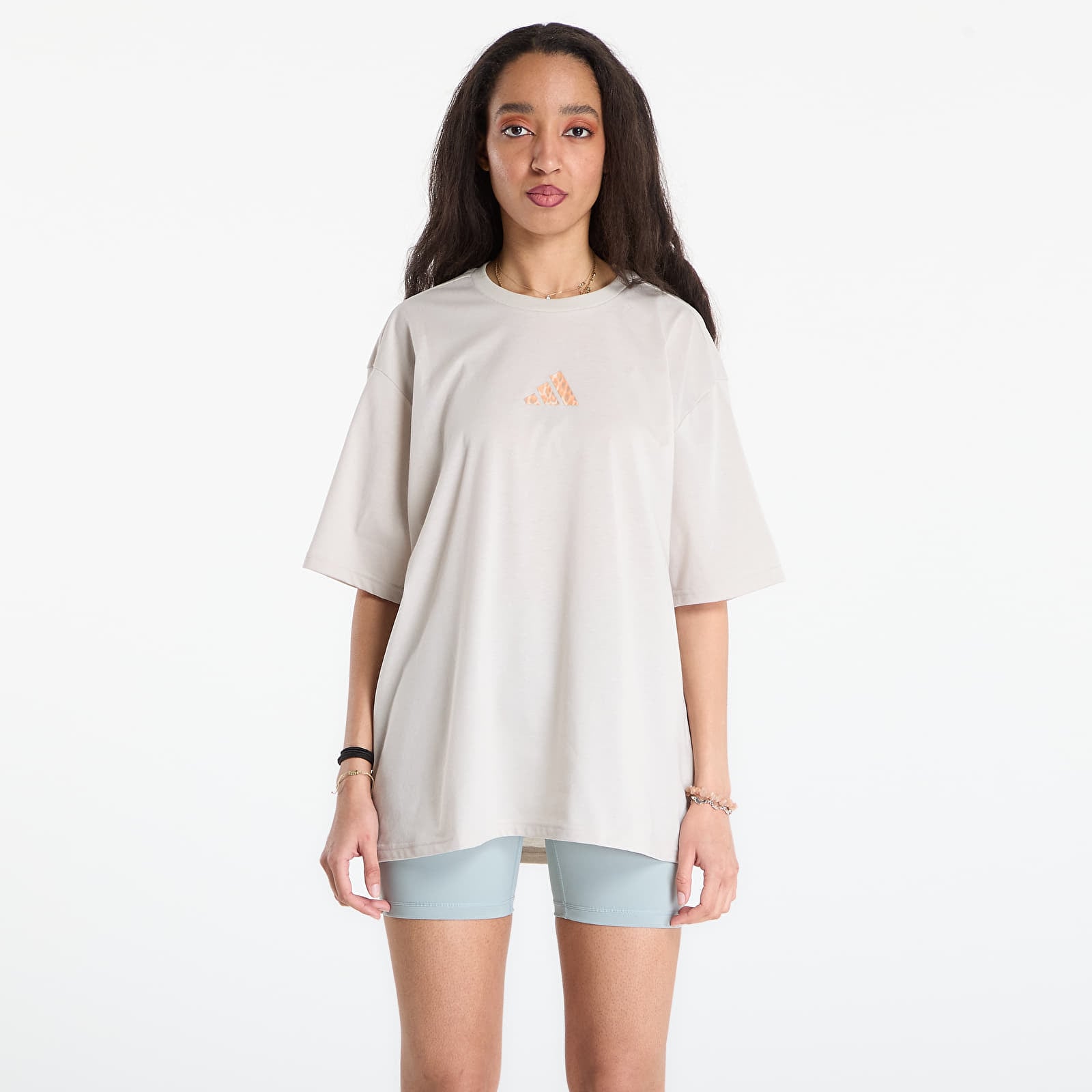 Majice T-shirt adidas W Anml G T Wonder Aluminium