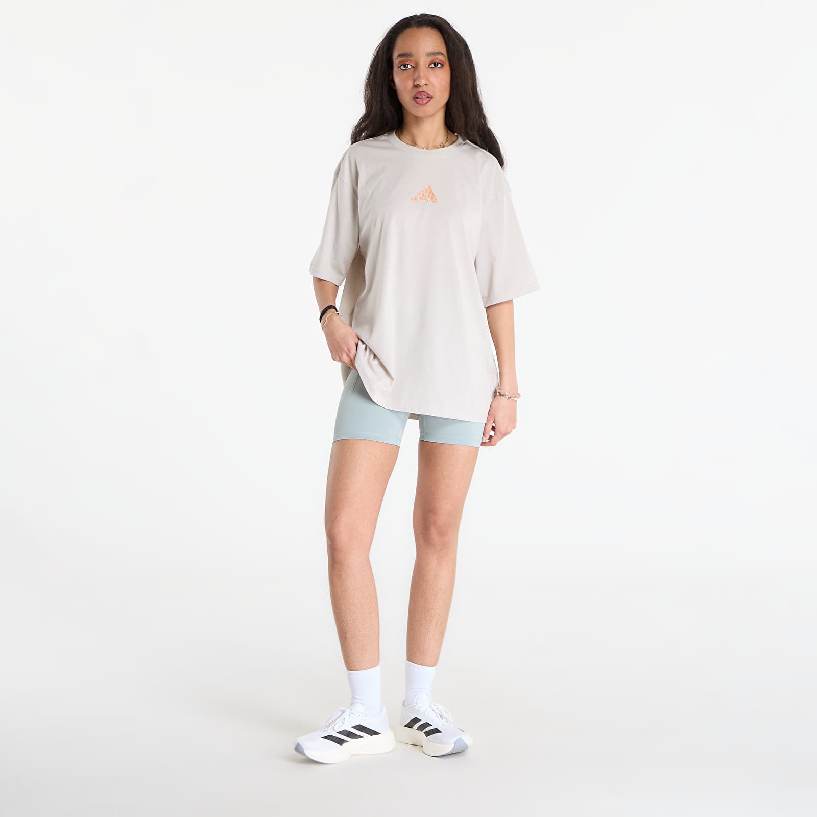 Majice T-shirt adidas W Anml G T Wonder Aluminium