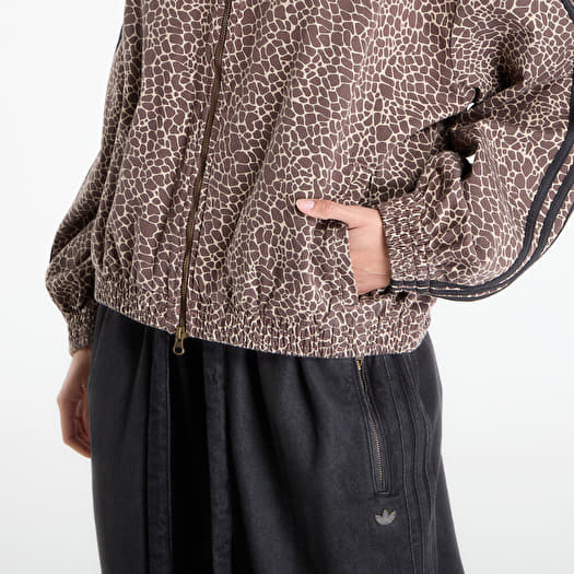 adidas Firebird Oversized Aop Denim Jacket Earth Strata/ Stone