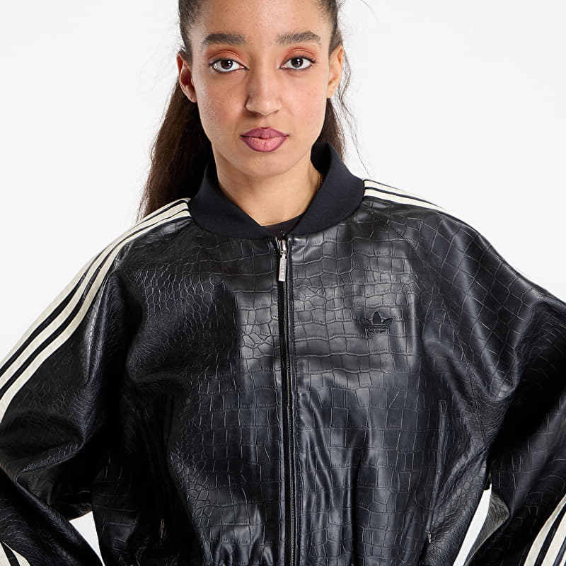 adidas Sst Pleather Jacket Black | Footshop