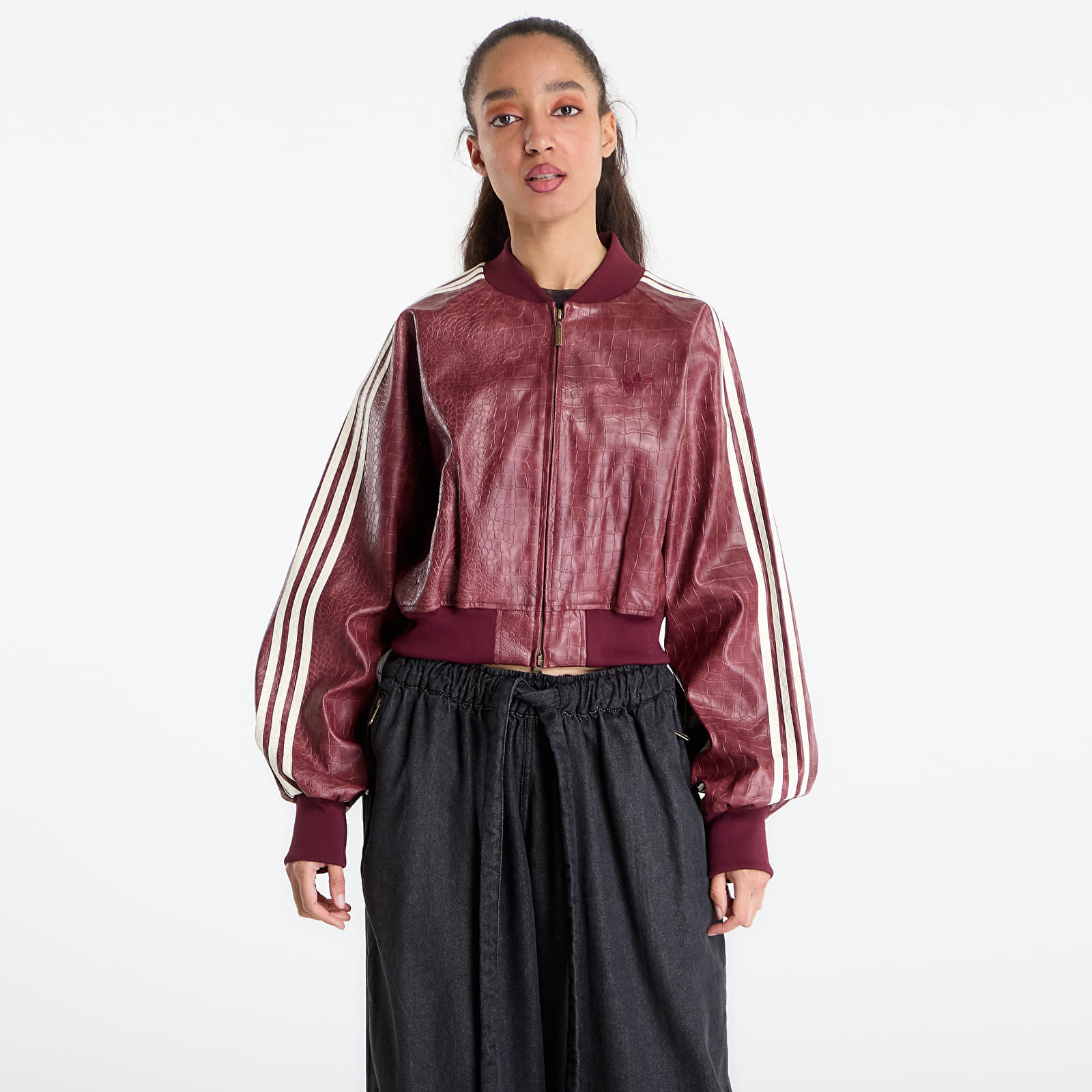 Jachetă adidas Sst Plthr Jkt Maroon L