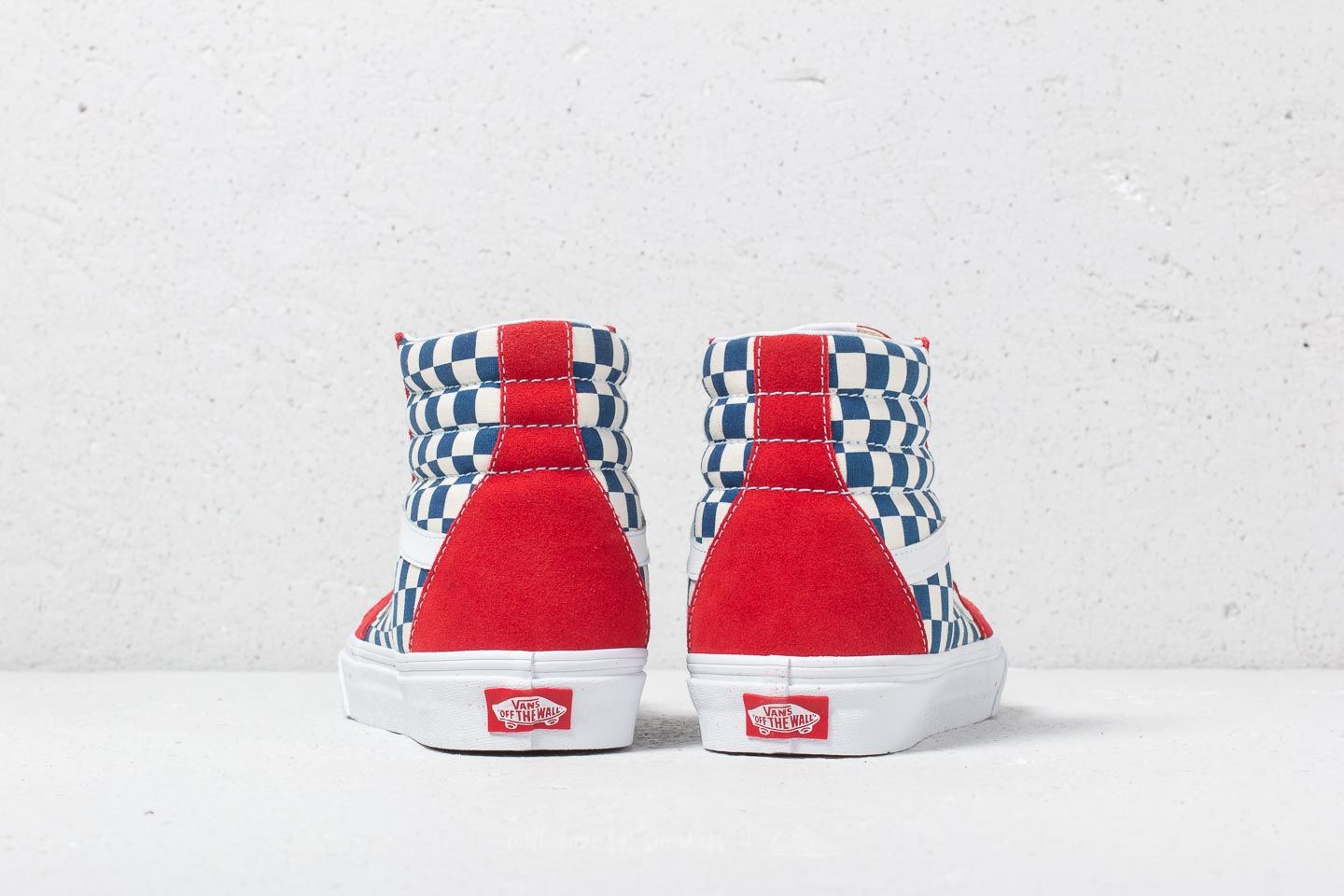 Vans sk8 hi true blue red store