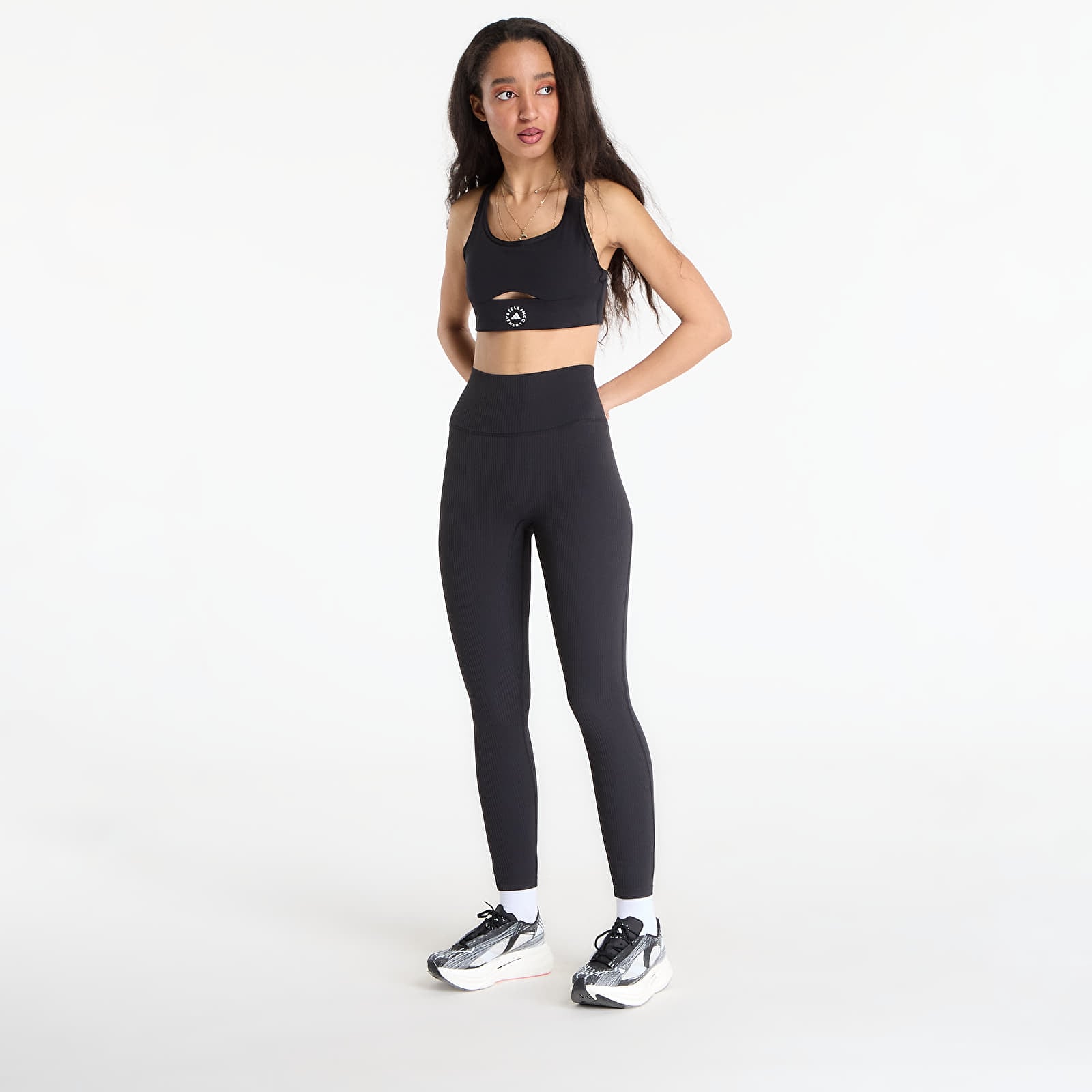 Pajkice  adidas All Me Rib L Black