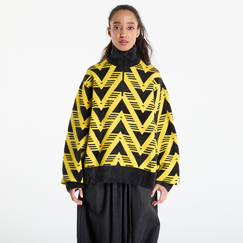 Maglia adidas Knitted Half-Zip Sweater Eqt Yellow