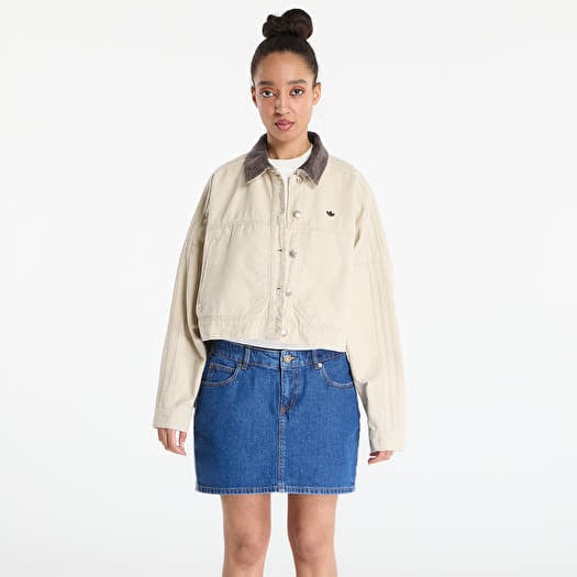 Casaco adidas P Ess Canvas Tracktop Jacket Stone Khaki