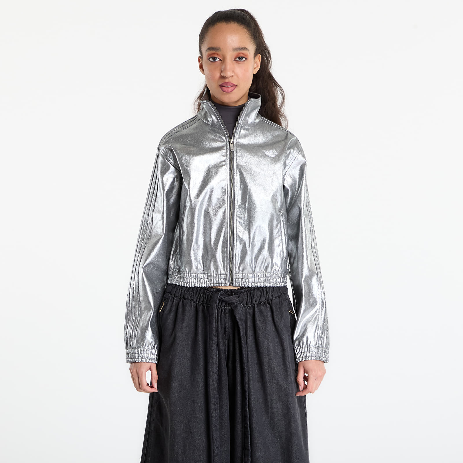 Суитшърт adidas Firebird Track Top Denim Silver Met. M