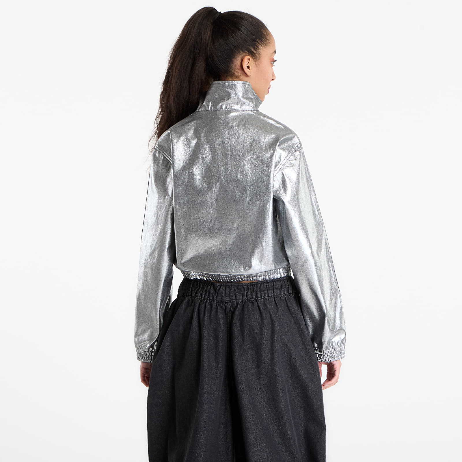 Sweatjacken und Sweatshirts adidas Firebird Tt D Silver Metallic