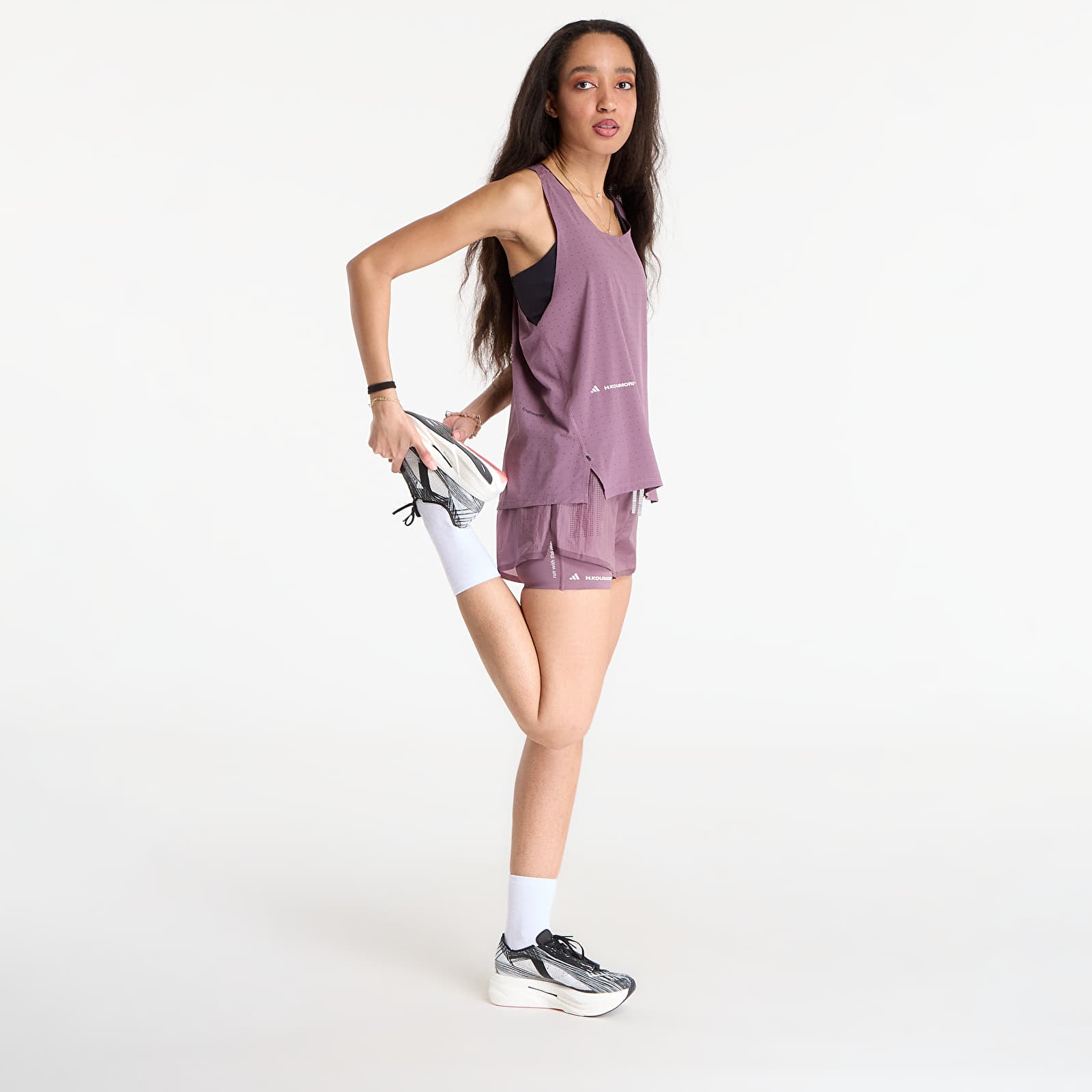 Majice T-shirt adidas Adi365 x Hermanos Koumori Running Tank Top Shadow Fig