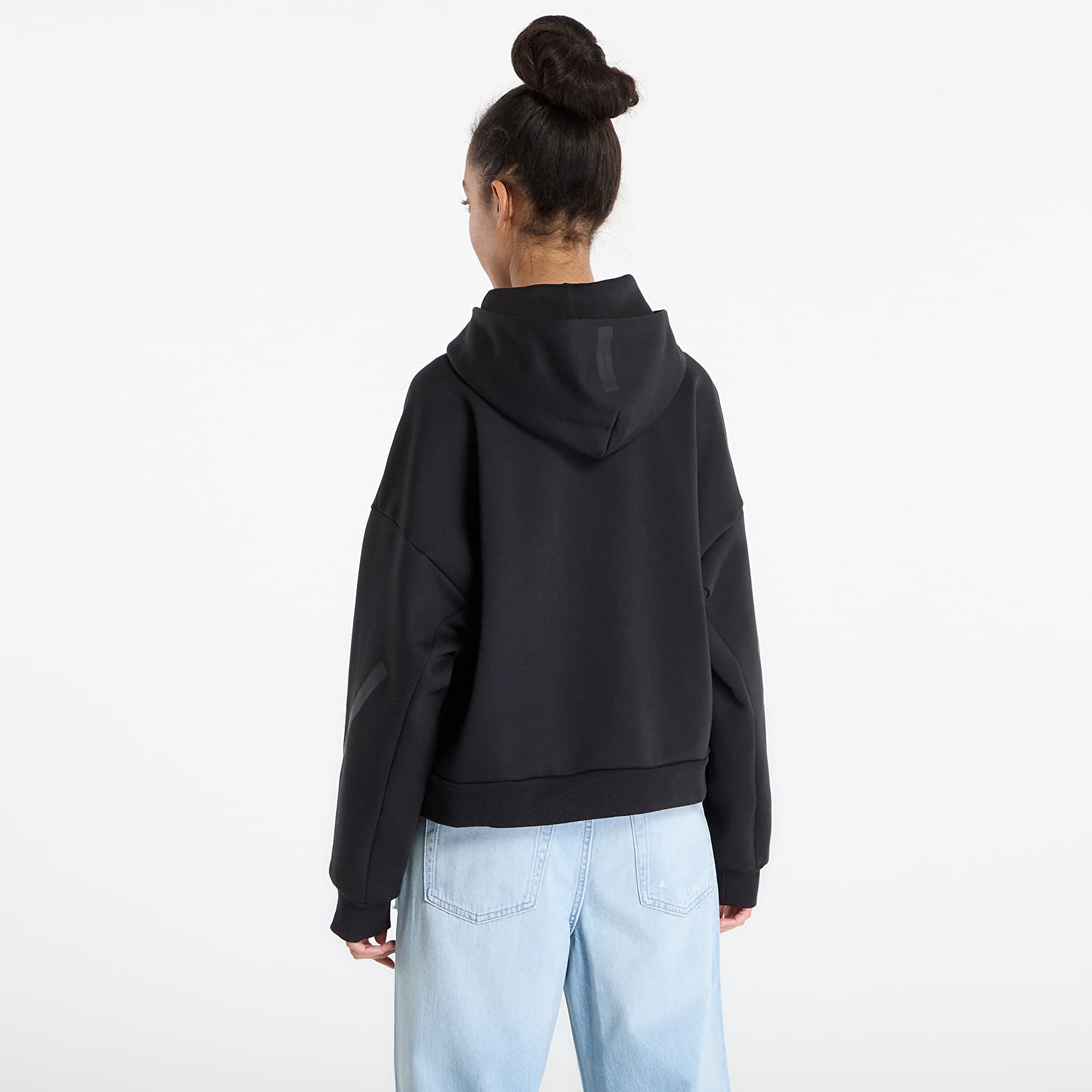 Sweatjacken und Sweatshirts adidas W Z.N.E. Oh Hd Black