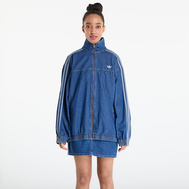 Felpa adidas Firebird Adilenium Track Top Denim Medium Vintage Denim