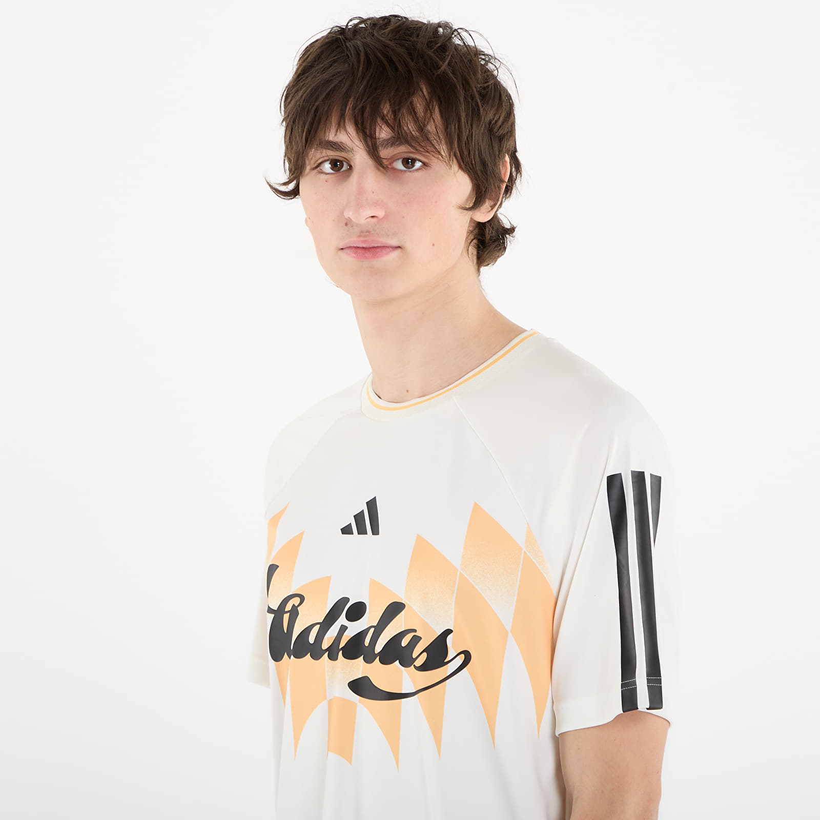Tričká adidas M Tiro Gc Ho T Off White/ Black/ Seicta