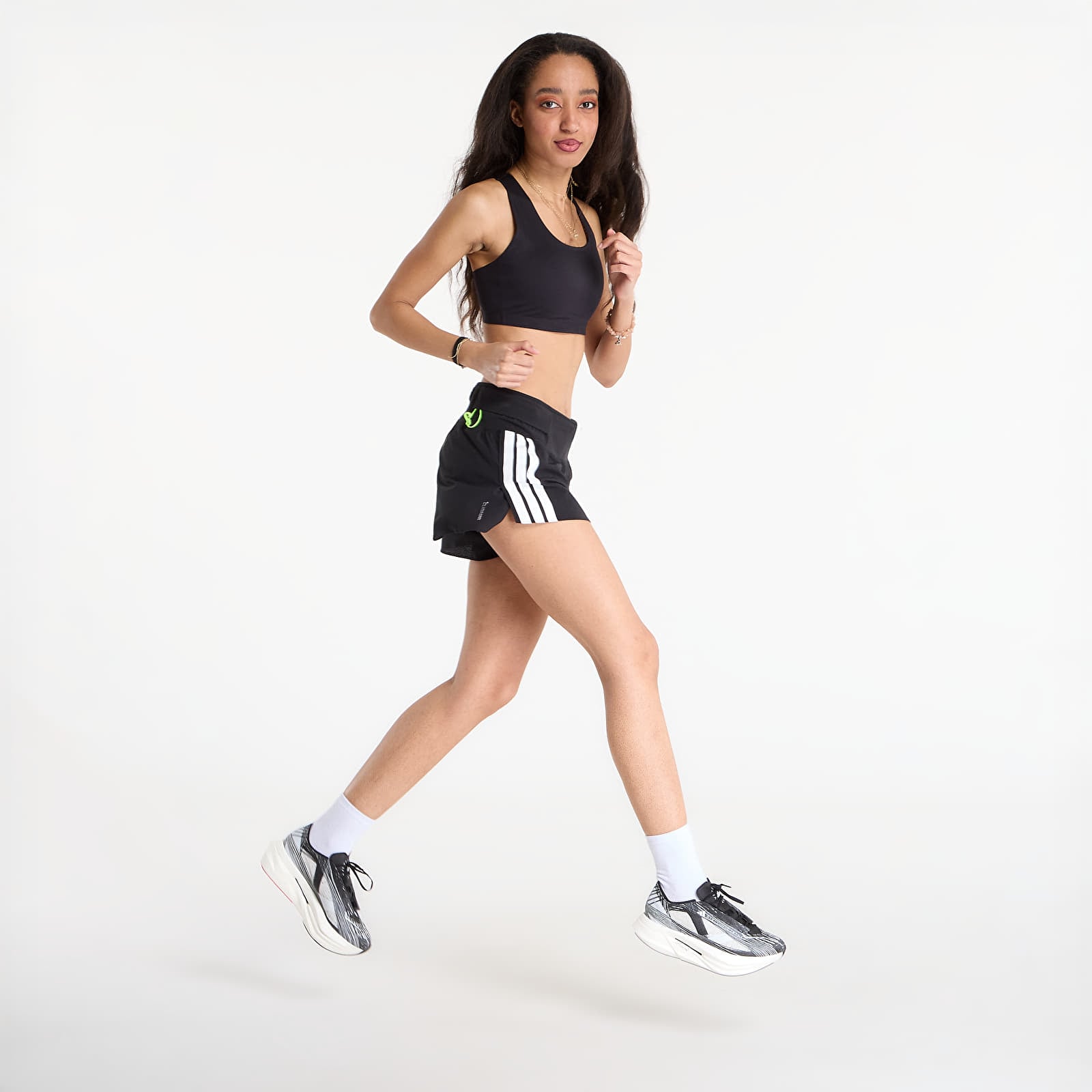 Kurzhosen adidas Adizero Gel W Black