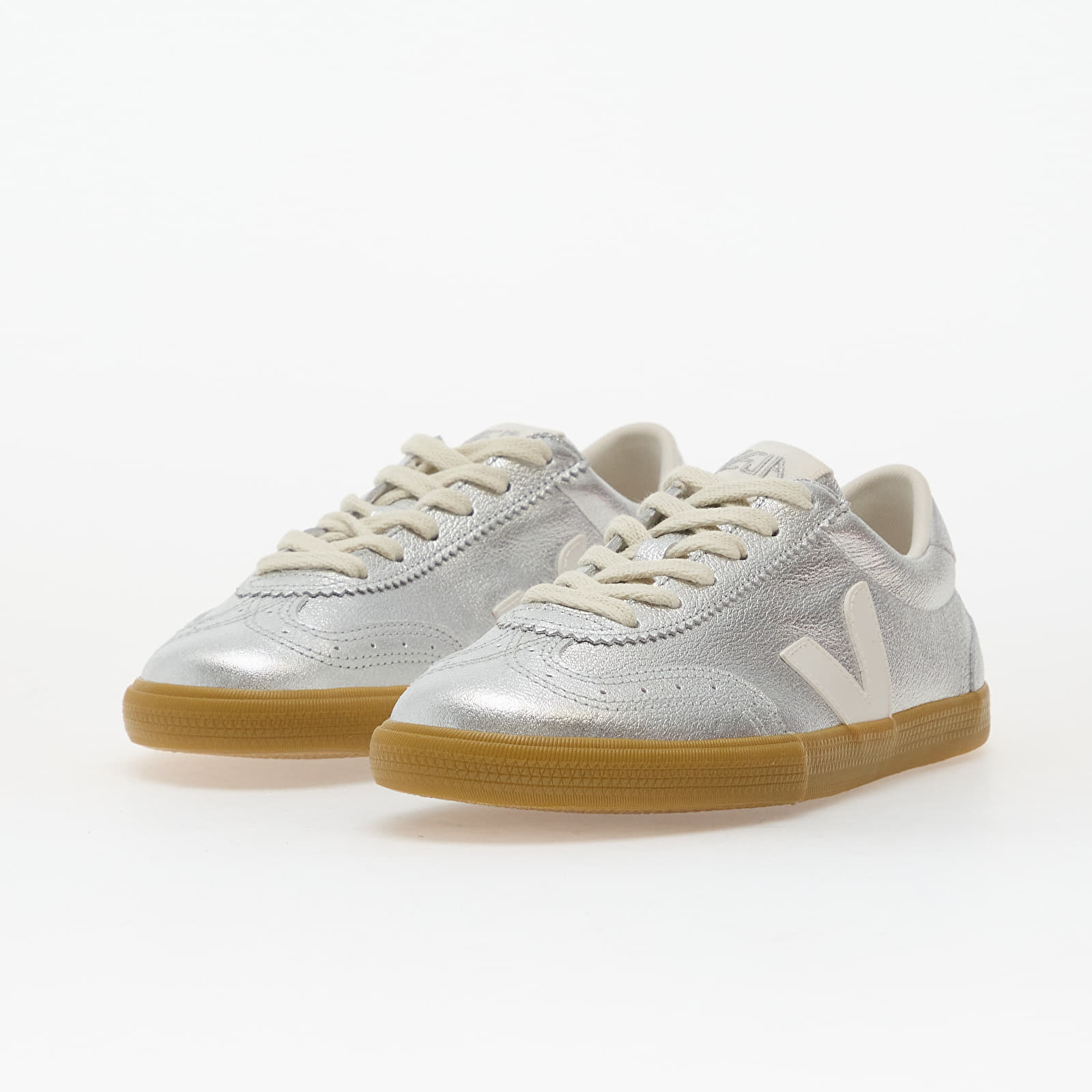 Damen Sneaker und Schuhe Veja W Volley Silver/ White/ Nat