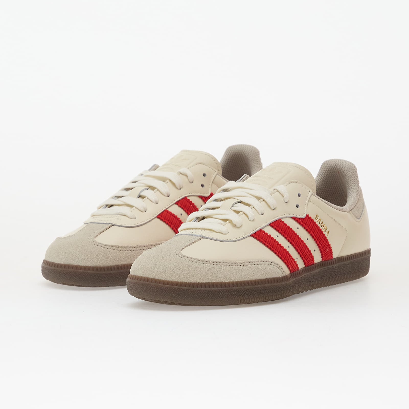 Miesten kengät adidas Samba Og Off White/ Better Scarlet/ Gum5