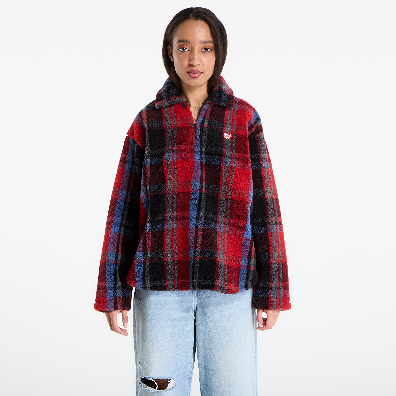 Sweatjacken und Sweatshirts HUMAN MADE Fleece Pullover UNISEX Red