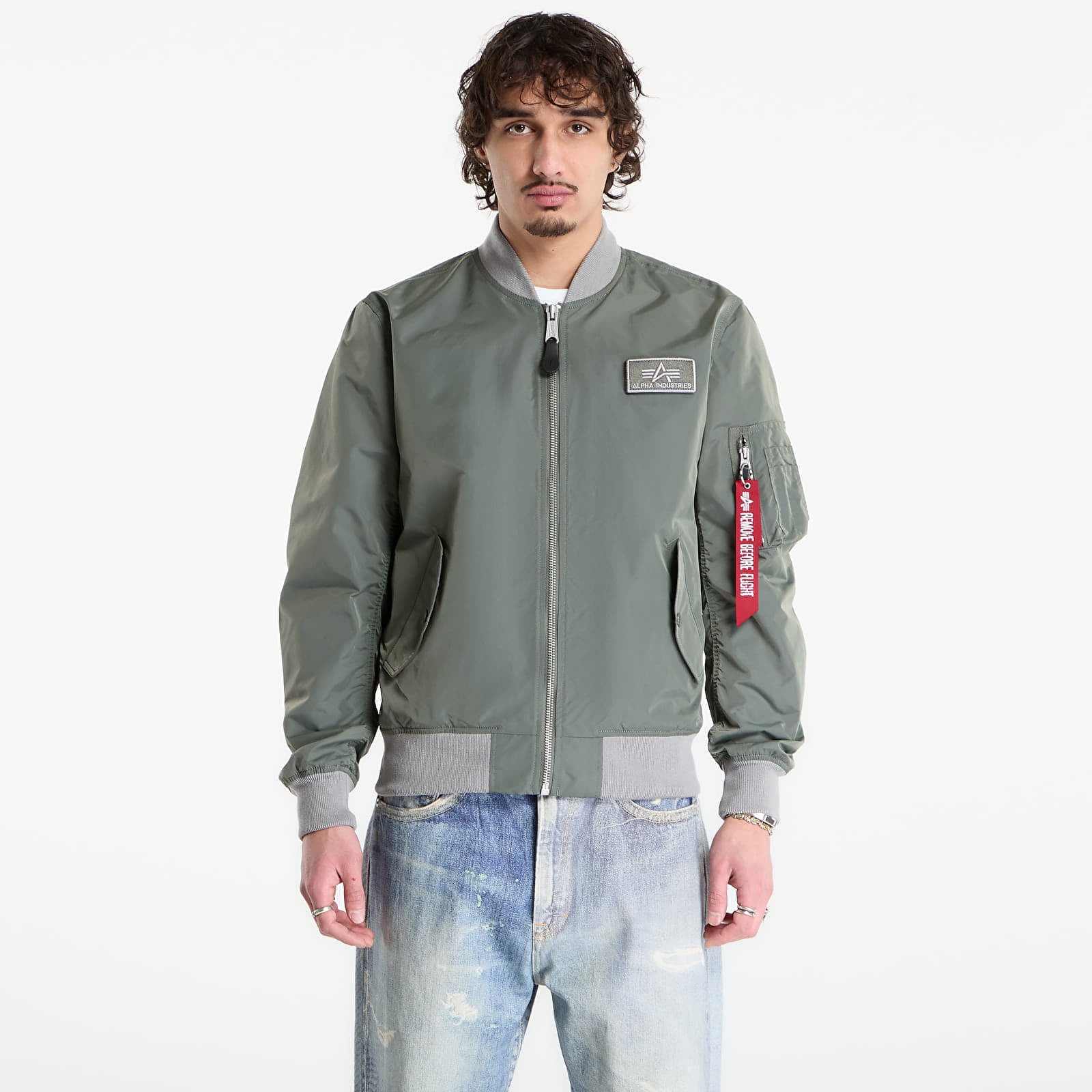 Jachetă Alpha Industries MA-1 TTC Light Vintage Green/ Silver L