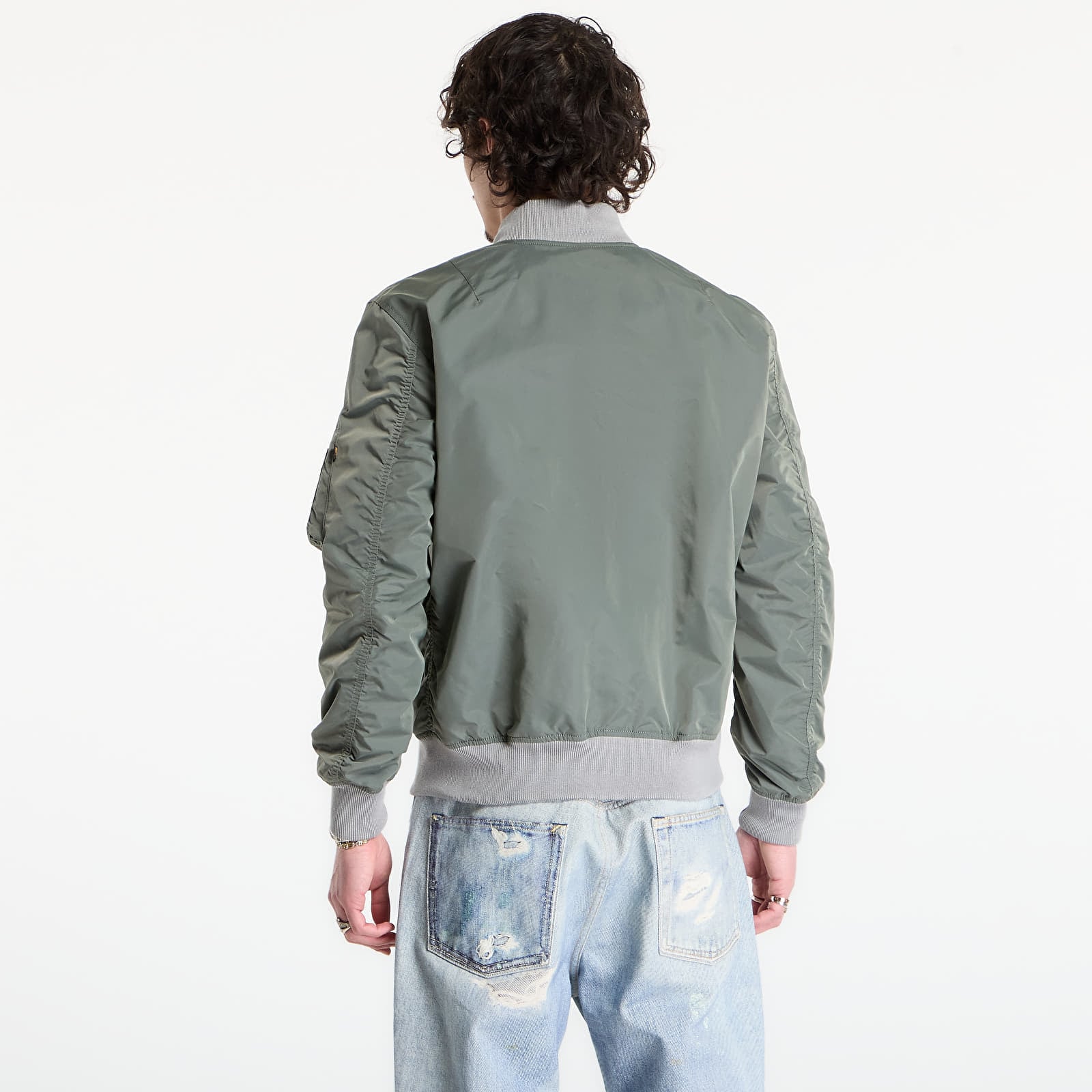 Geci Alpha Industries MA-1 TTC Light Vintage Green/ Silver