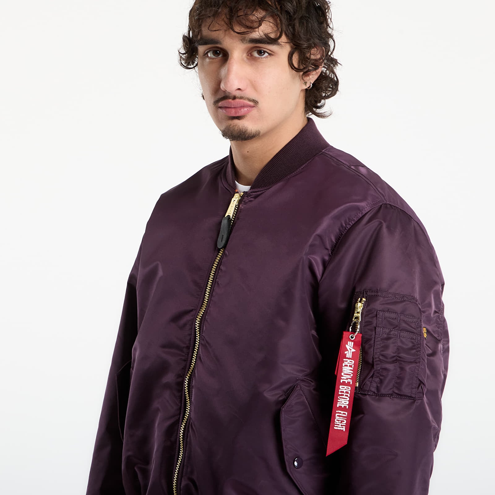 Jacken Alpha Industries MA-1 Heritage Bomber Plum