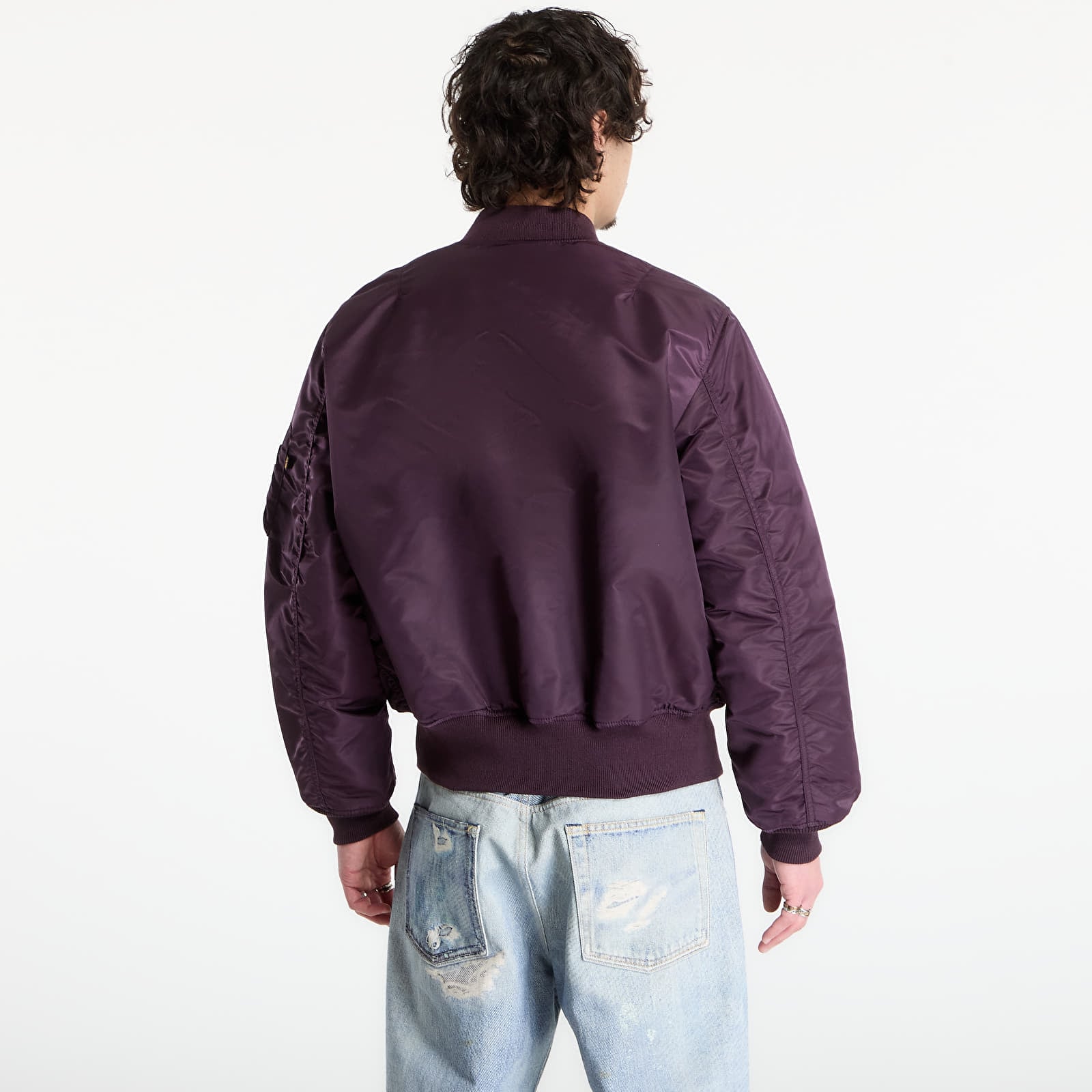 Jacken Alpha Industries MA-1 Heritage Bomber Plum