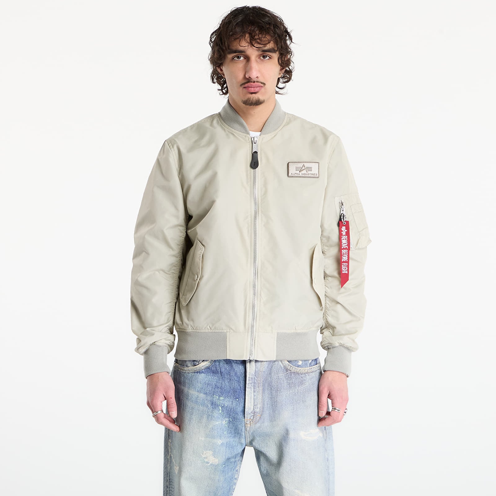 Jachetă Alpha Industries MA-1 TTC Light Stone XL