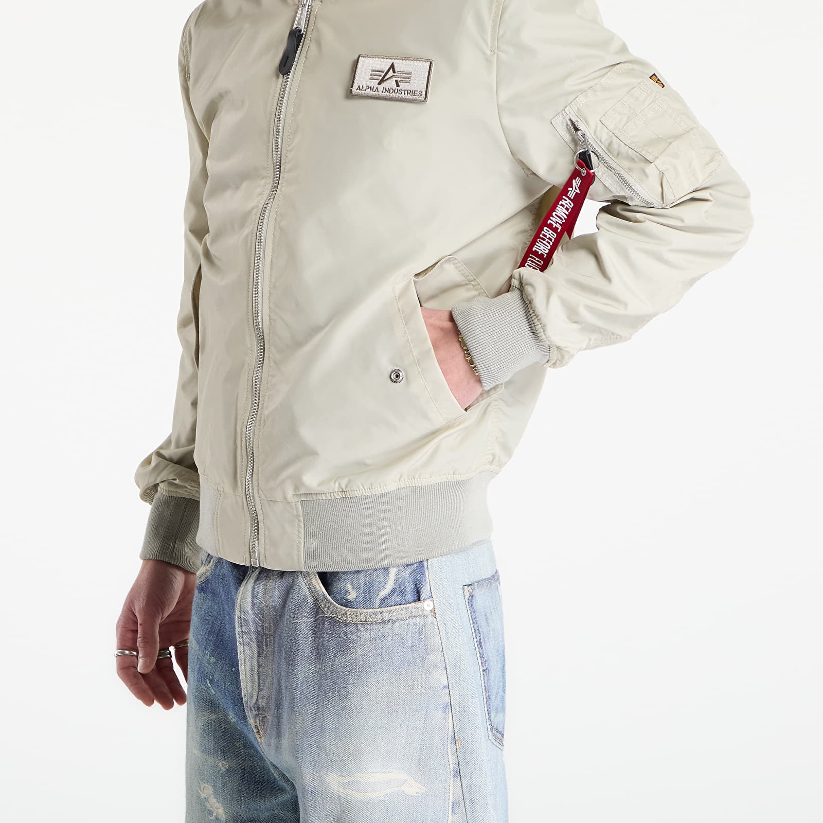 Bundy Alpha Industries MA-1 TTC Light Stone