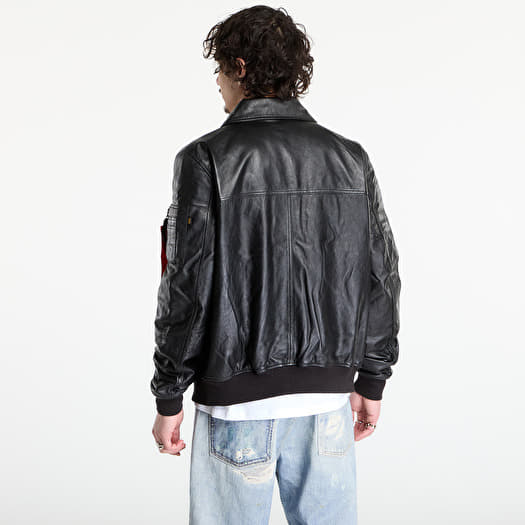 Jackets Alpha Industries CWU-45/P Leather Black (266106-03) | Footshop