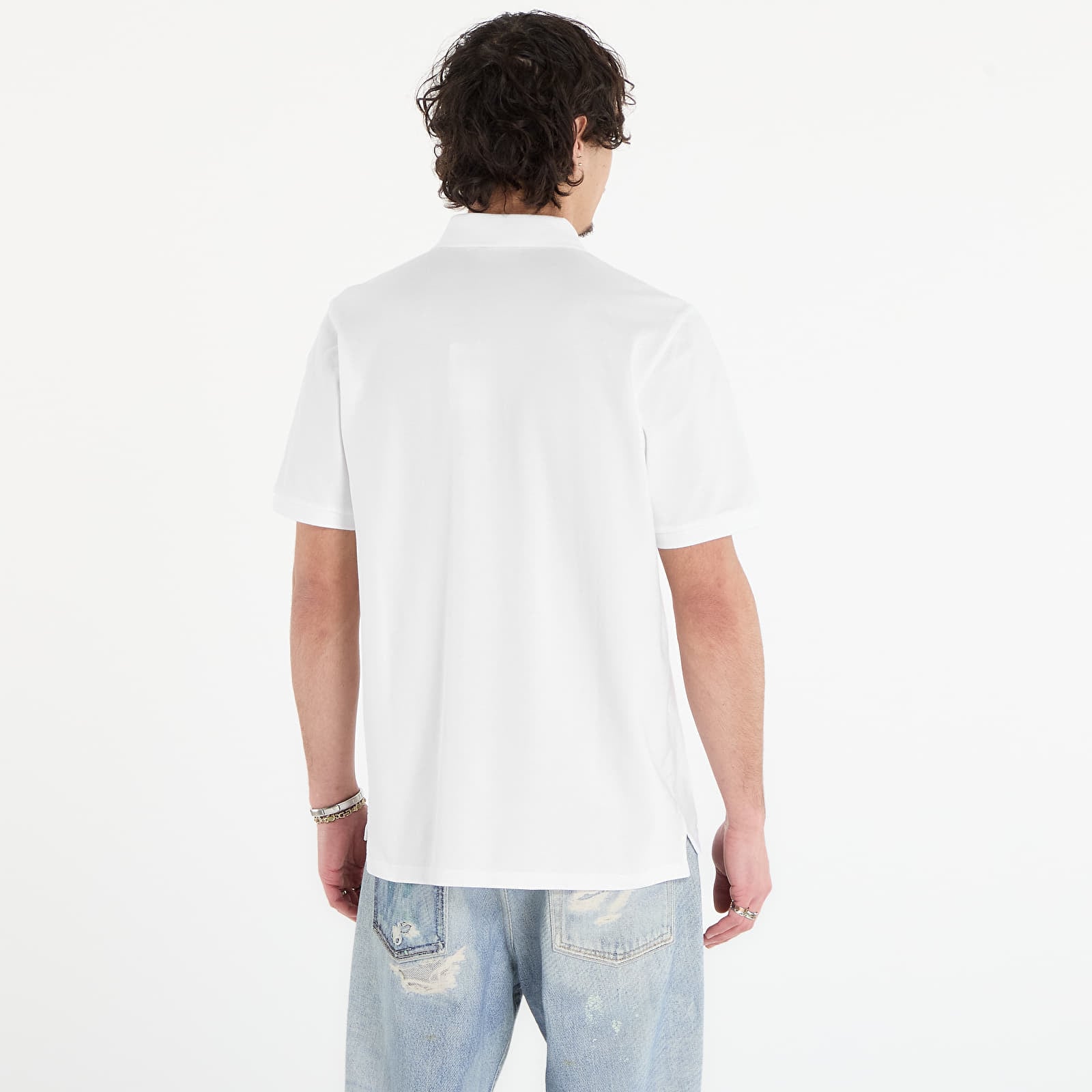 T-shirts Carhartt WIP S/S Chase Pique Polo UNISEX White/ Gold