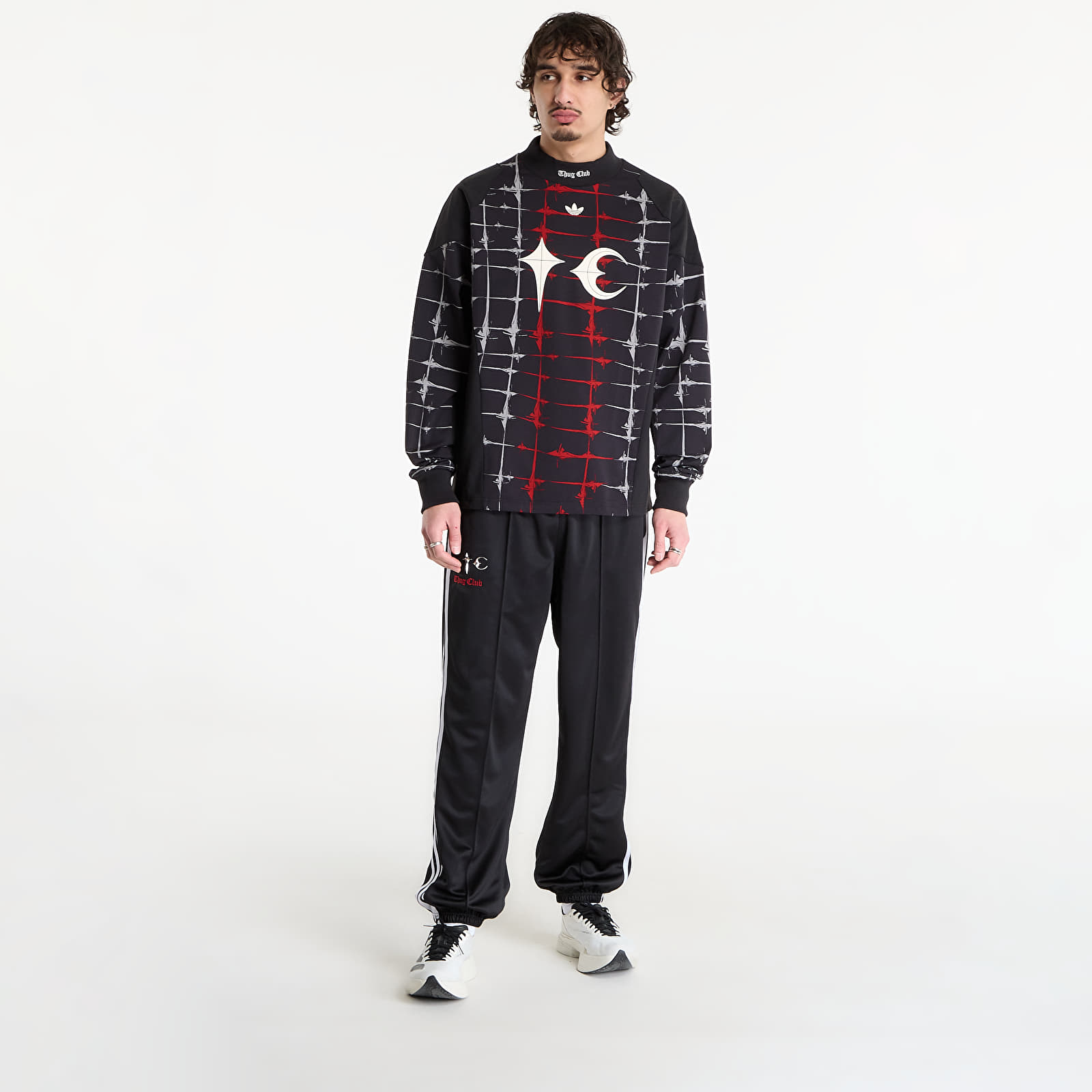 Pánská trička adidas Thug Club Goalie T-Shirt Ls Black