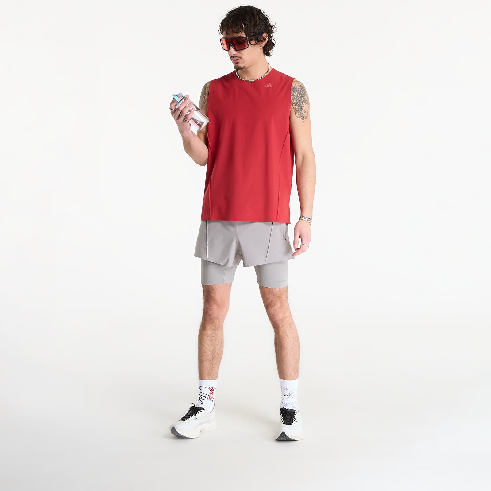 Къси панталони adidas x Entire Studios D4T Training 2in1 Shorts Grey