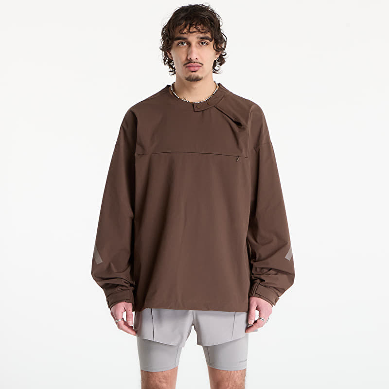 Sweatshirt adidas x Entire Studios Z.N.E. Uniform Half Zip Woven Track Top Dust Cargo