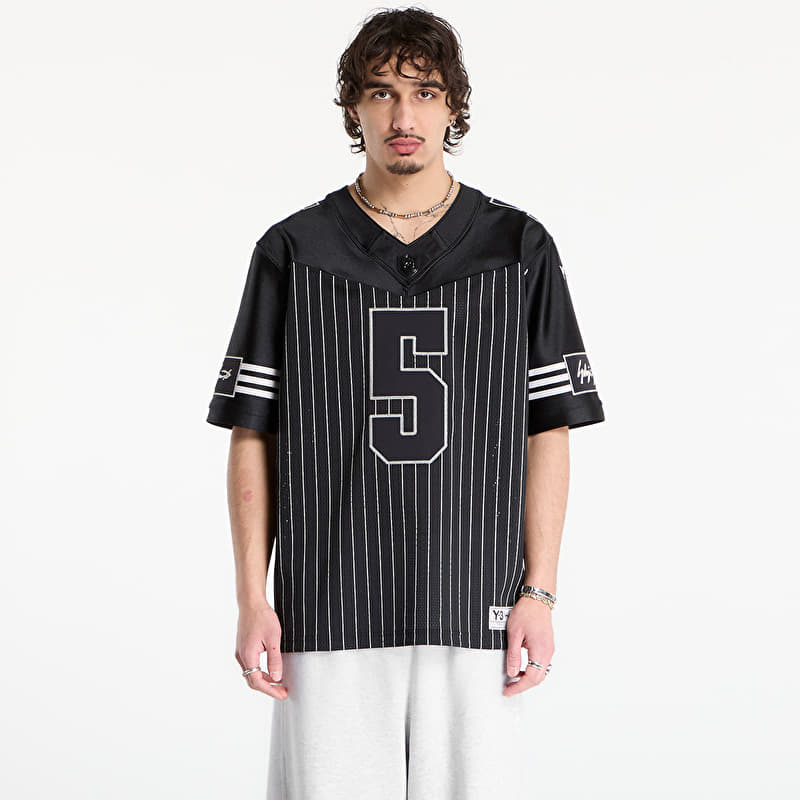 Y-3 Elite 5 A Football Short Sleeve Jersey Black