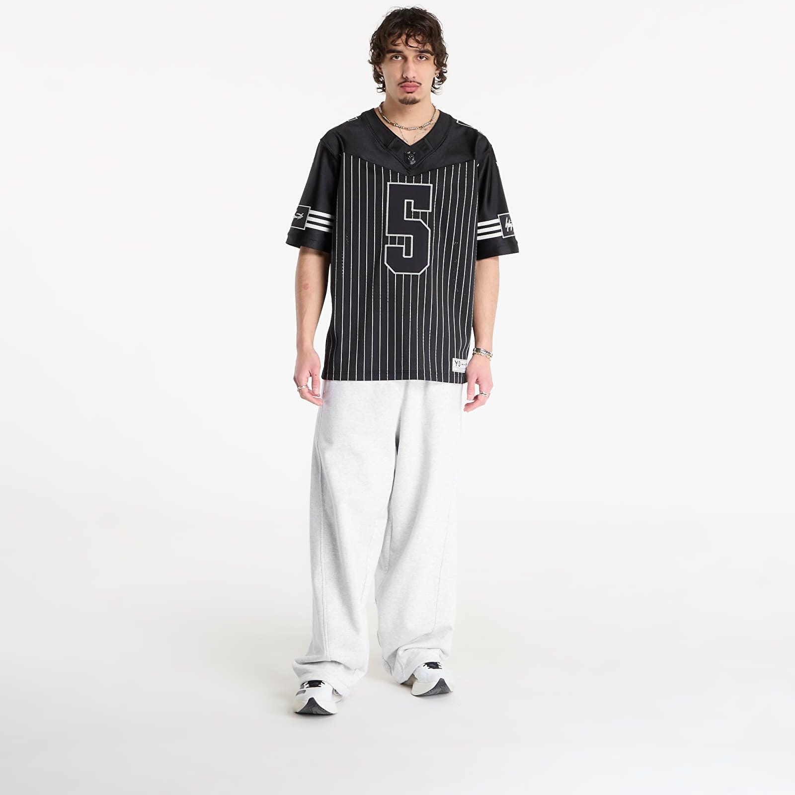 Dresi Y-3 Elite 5 A Football Short Sleeve Jersey Black
