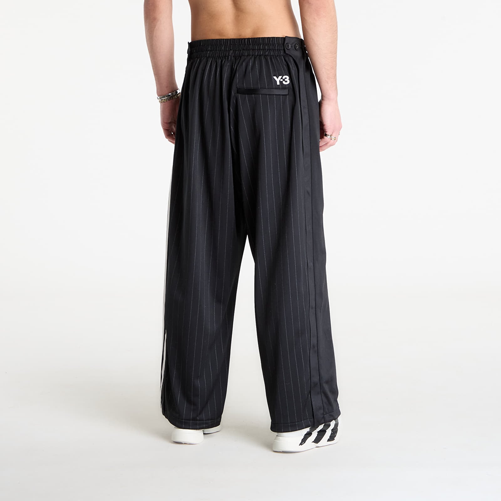 Pants Y-3 Basketball Track Tracksuit Bottoms Black/ Chalk Pearl