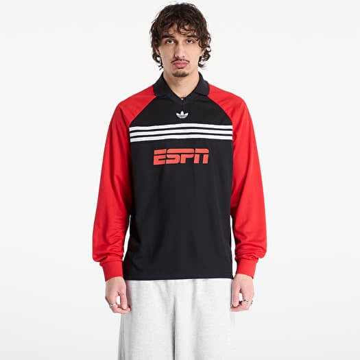 adidas Chest Str Ls T Black/ Better Scarlet