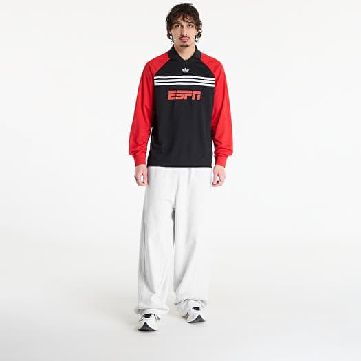 adidas Sponsored Archive Longsleeve Tee Black/ Better Scarlet