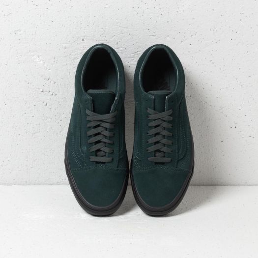 Vans old skool dark top spruce suede skate shoes