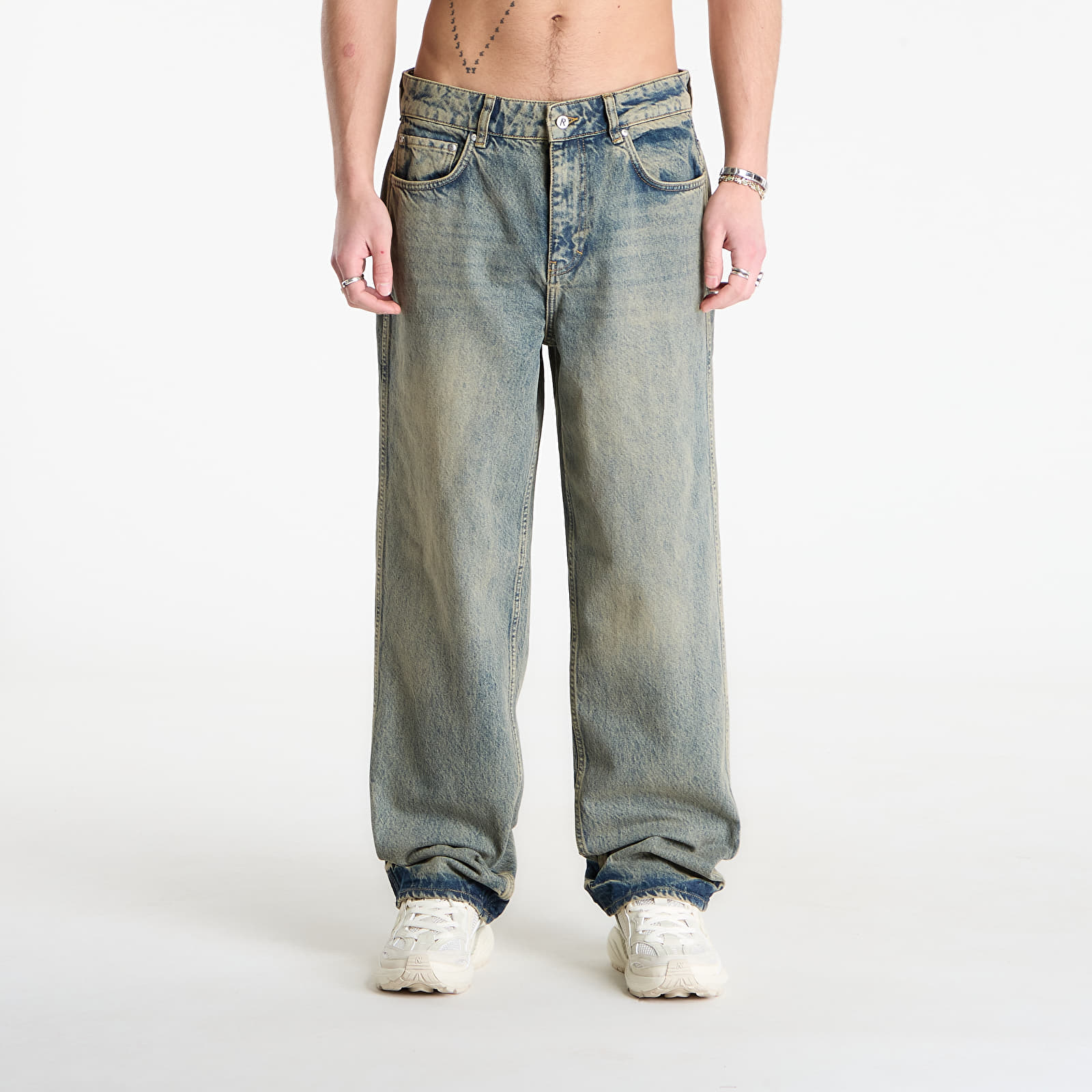 Jeans REPRESENT R3 Baggy Denim Blue Cream