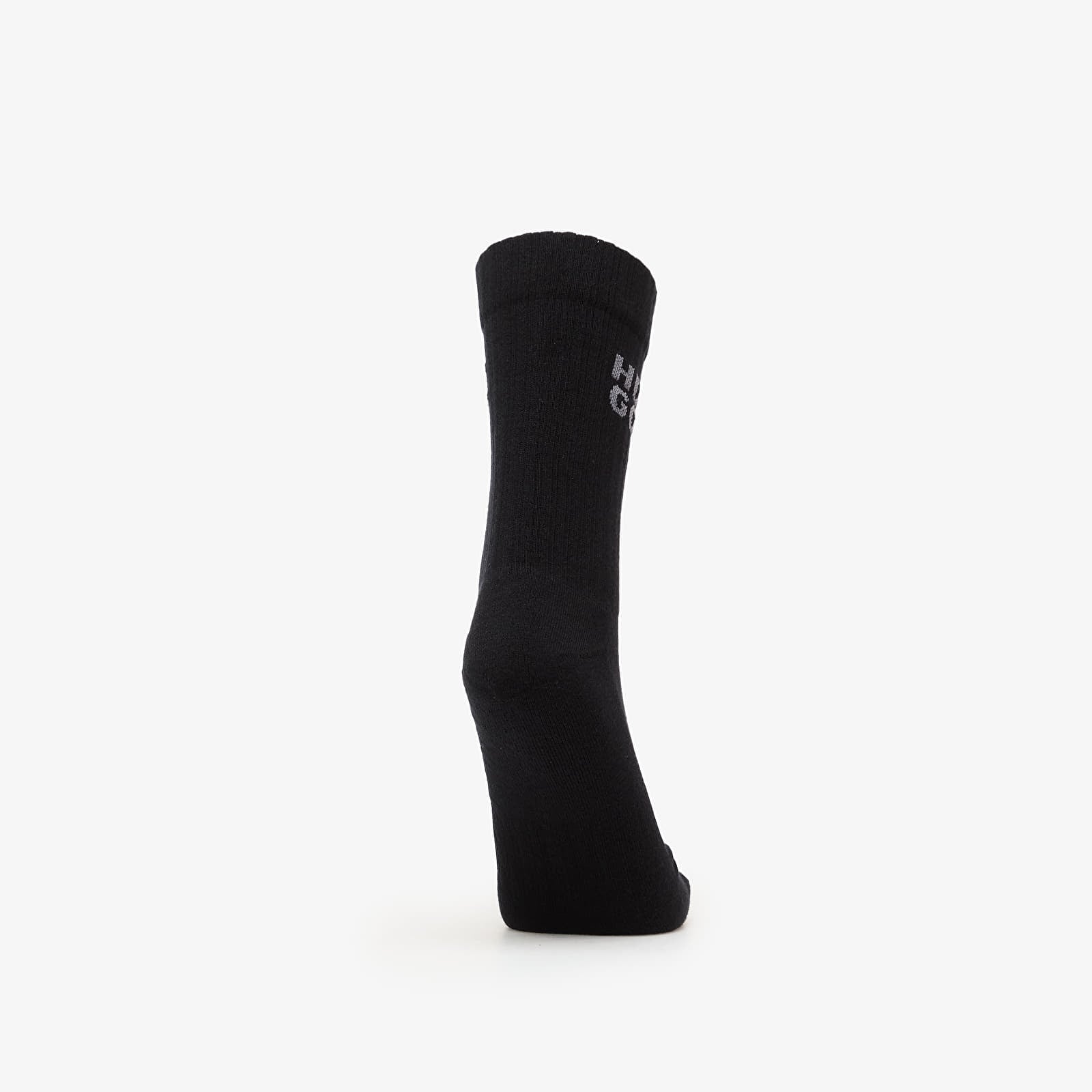 Ponožky Hugo Boss Qs Rib Fern Socks 3-Pack Black