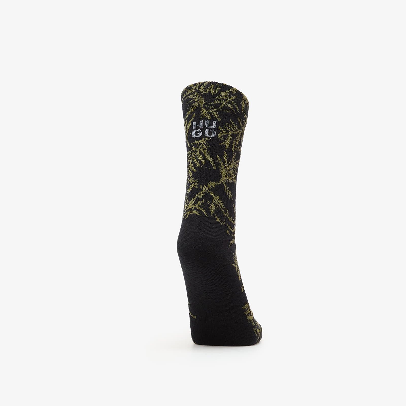 Ponožky Hugo Boss Qs Rib Fern Socks 3-Pack Black