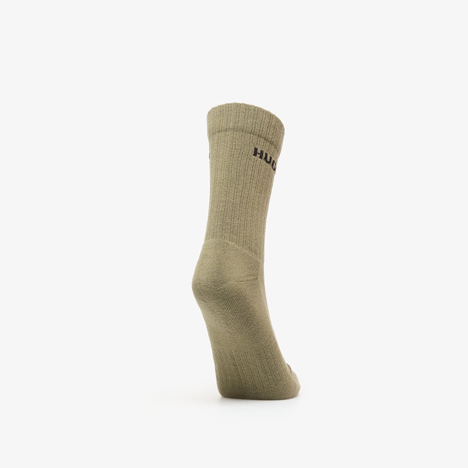 Ponožky Hugo Boss Qs Rib Fern Socks 3-Pack Black