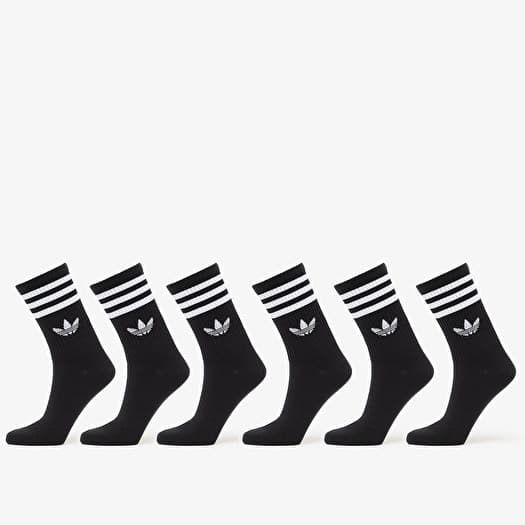 Socken adidas 3S Crew Sock 6-Pack Black