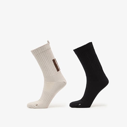 Ponožky adidas x entire studios Regular Socks 2-Pack Black/ Light Brown