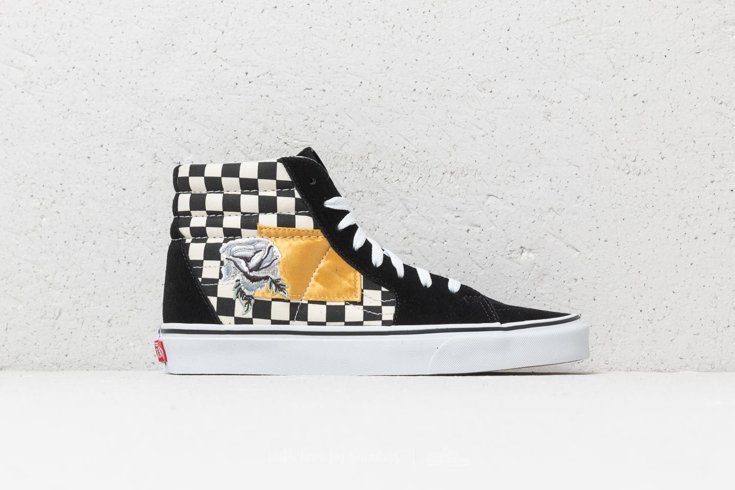 Vans sk8 hi outlet satin patchwork