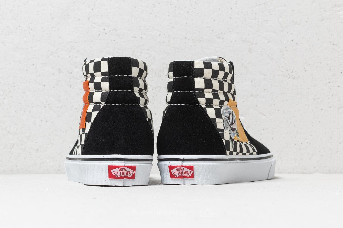 Herren Sneaker und Schuhe Vans Sk8-Hi (Satin Patchwork) Checkerboard