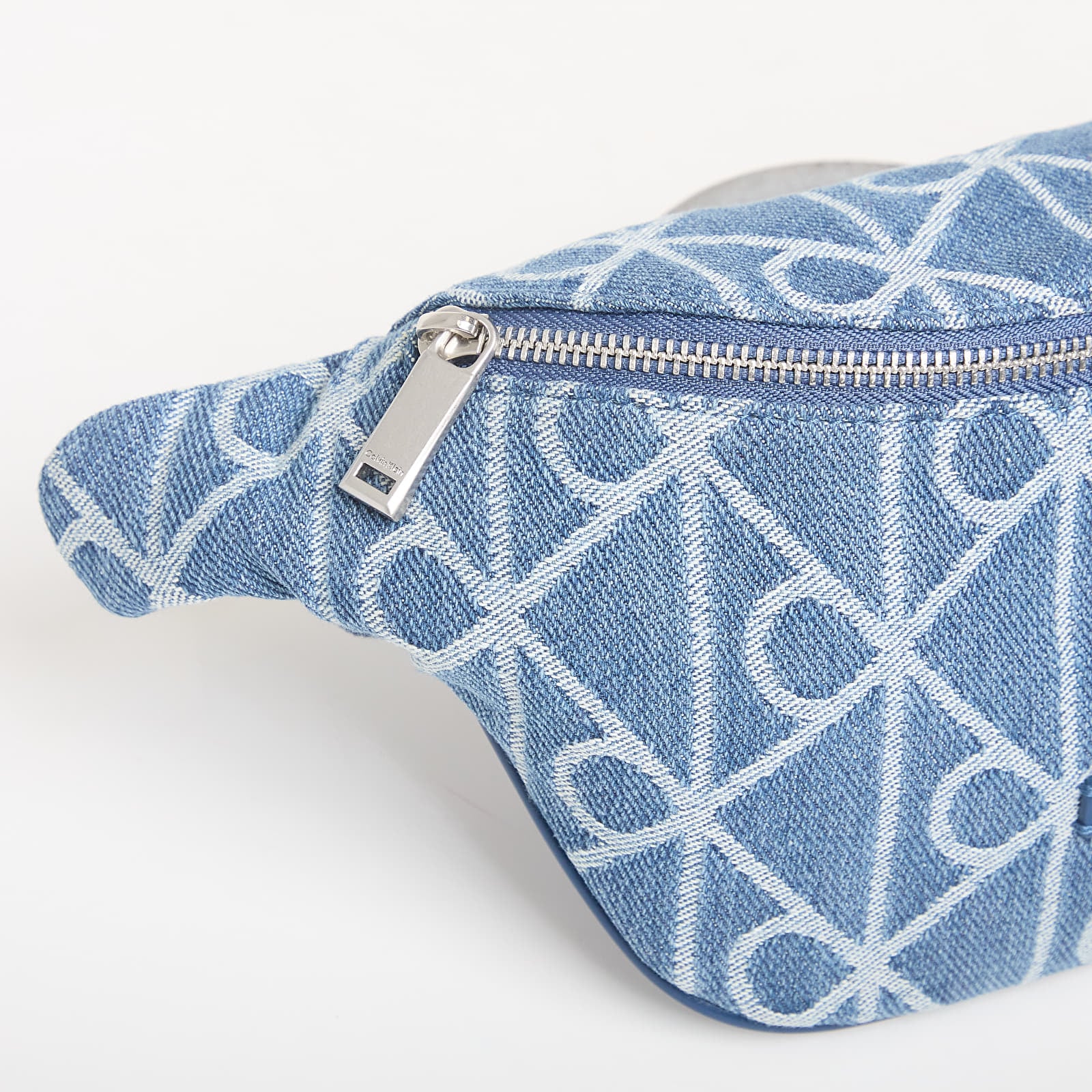 Marsupi Calvin Klein Emblem Aop Denim Waistbag Blue