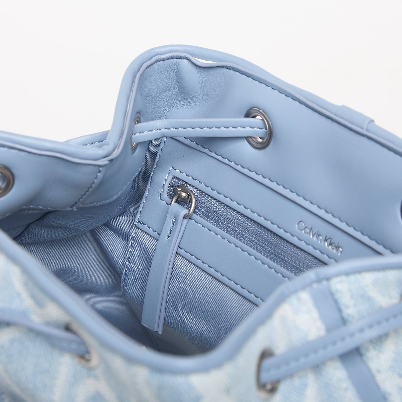 Backpacks Calvin Klein Emblem Aop Denim Backpack Blue