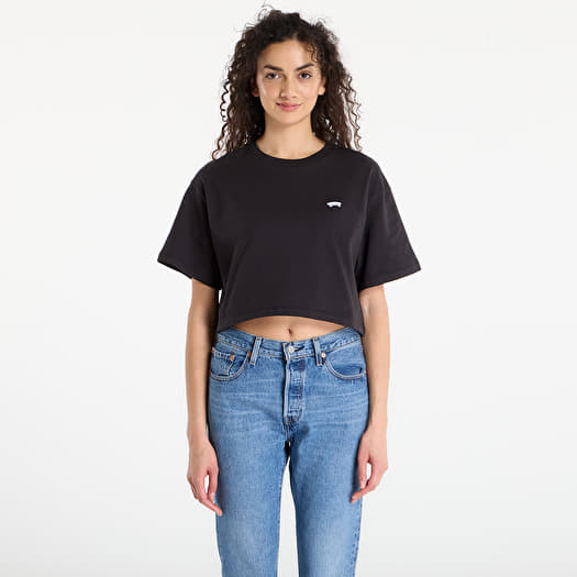 T-särk Vans W Salton Relax Crop SS T-Shirt Black