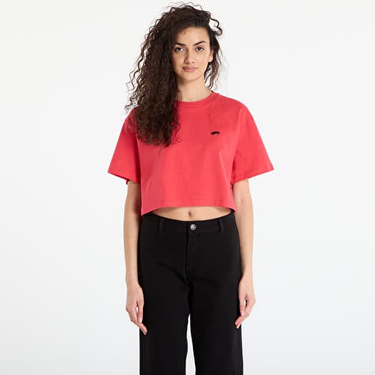 T-shirt Vans W Salton Relax Crop SS T-Shirt Crimson Haze
