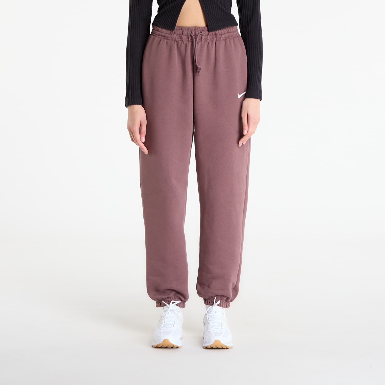 Потници Nike Sportswear Phoenix Fleece Women's High-Waisted Oversized Sweatpants Tattoo/ Sail M
