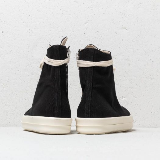 Men's shoes Rick Owens DRKSHDW Vegan Sneaks Black/ Milk